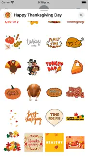 thanksgiving day cute stickers iphone images 4