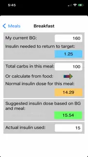 diabetes personal calculator iphone images 3