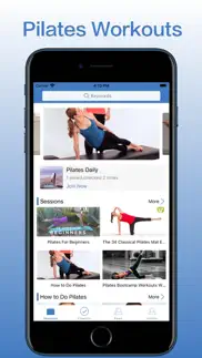 pilates workouts-home fitness iphone images 1