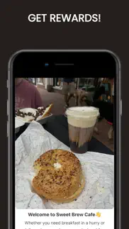 sweet brew cafe online iphone capturas de pantalla 2
