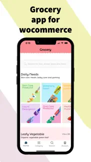 grocery app for woocommerce iphone images 1