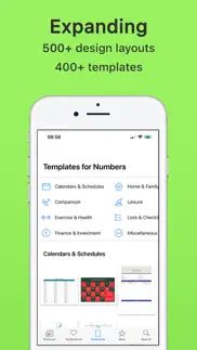 templates for numbers - design iphone images 2
