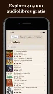 audiolibros librivox iphone capturas de pantalla 1