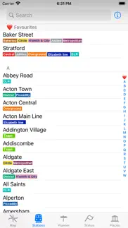 london tube map and guide iPhone Captures Décran 3