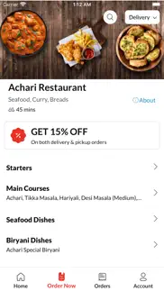 achari restaurant iphone resimleri 3
