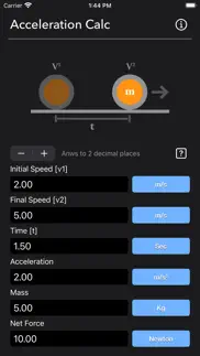 acceleration calculator plus iphone images 3