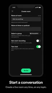 spotify live iphone capturas de pantalla 4