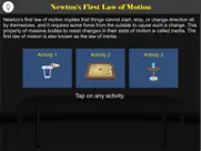 newton's first law of motion ipad images 1