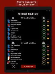 whisky rating iPad Captures Décran 1