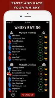 whisky rating iphone capturas de pantalla 1