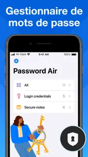 passwords air - lock manager iPhone Captures Décran 1