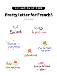 pretty letter for french5 ipad images 1