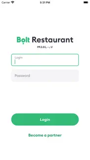 bolt restaurant app iphone bildschirmfoto 1