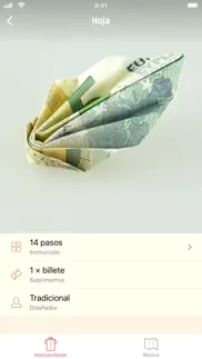 origami de dinero iphone capturas de pantalla 2