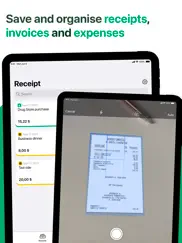 receipt tracker smart receipts iPad Captures Décran 1