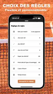 tennis score keepr iPhone Captures Décran 2