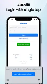 password manager app pro iPhone Captures Décran 3