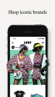 lyst: shop fashion brands iPhone Captures Décran 1
