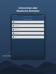 nautik converter - boot tool ipad bildschirmfoto 2
