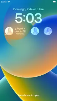 mensajes y widgets rapidos iphone capturas de pantalla 3