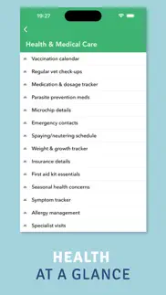 petcare checklist iphone images 3