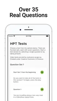 hpt real test questions lite iphone images 2