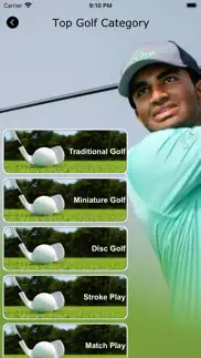 the golf lover iPhone Captures Décran 2