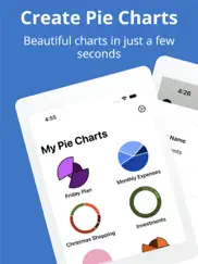 grafi - simple pie chart maker ipad images 1