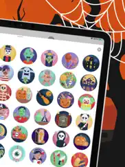 scary halloween stickers app ipad images 3