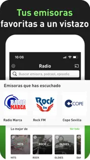 radio.es - radio y podcast iphone capturas de pantalla 2
