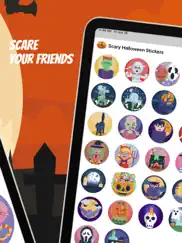 scary halloween stickers app ipad images 2
