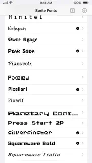 sprite fonts iphone images 2