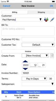 express invoice professional iphone images 2