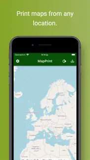 mapprint - print your world iphone images 1