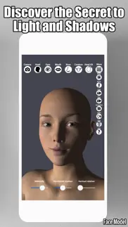 face model -posable human head iPhone Captures Décran 3