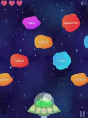 spanish verbs galaxy game iPad Captures Décran 4