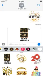 new year 2023 new stickers iphone images 1