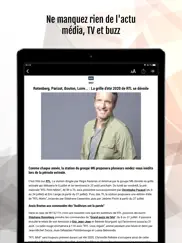 puremédias : infos tv & médias iPad Captures Décran 2