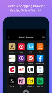 friendly shopping browser iPhone Captures Décran 1