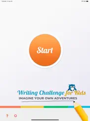writing challenge for kids iPad Captures Décran 3