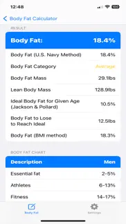 body fat percentage iphone images 3