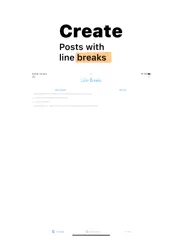 line breaks for instagram ipad images 2