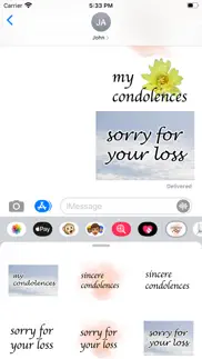 condolences stickers iphone images 2