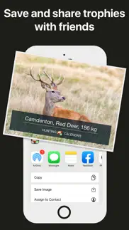 hunting calendar, solunar iPhone Captures Décran 2