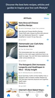keto app: recipes guides news iphone images 1