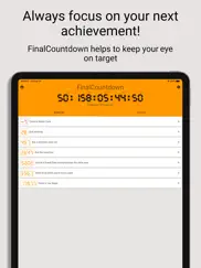 finalcountdown bucket list app ipad capturas de pantalla 4