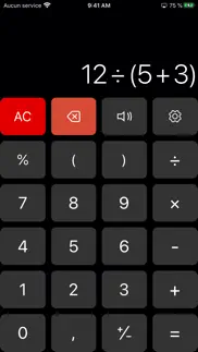 calculette - calcright iPhone Captures Décran 2