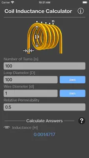 coil inductance calculator iphone images 1