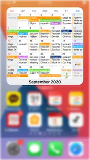 widgetcal-calendar widget iphone resimleri 1