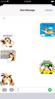 exciting sheltie dog sticker iphone images 1